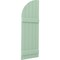 Ekena Millwork Americraft 5-Board (2 Batten) Wood Joined Board-n-Batten Shutters w/ Arch Top, ARW101BQ518X77SGH, PR ARW101BQ518X77SGH - alternate 2